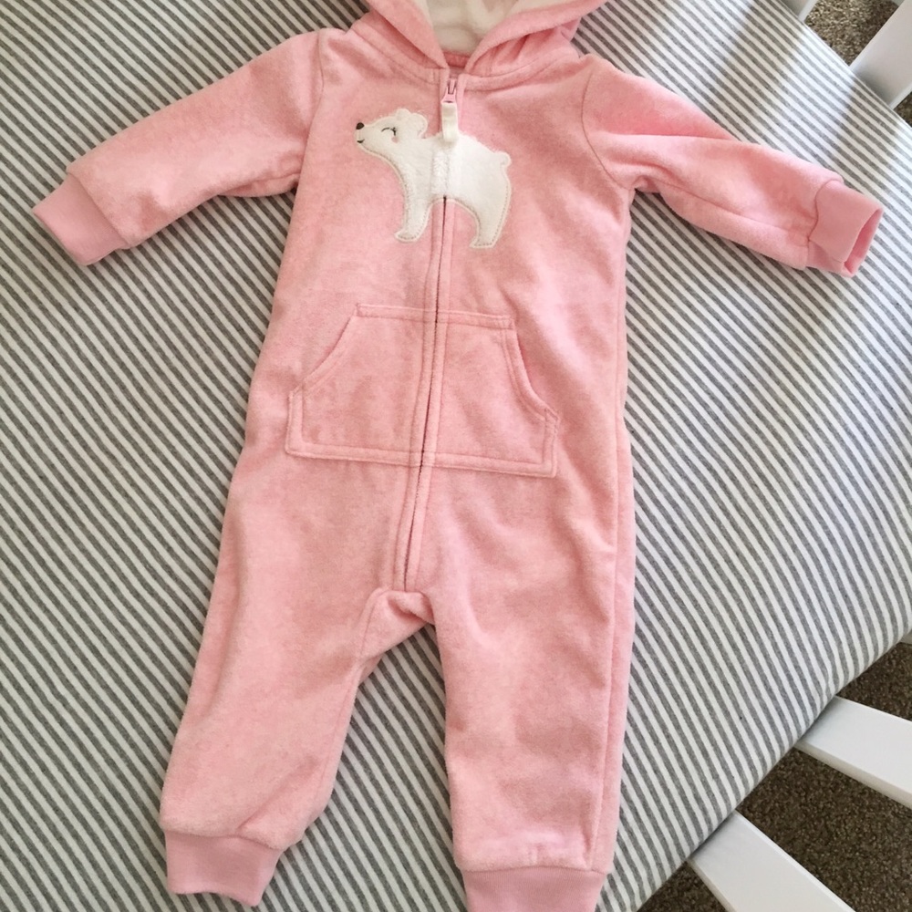 Cater’s baby girl cozy one piece